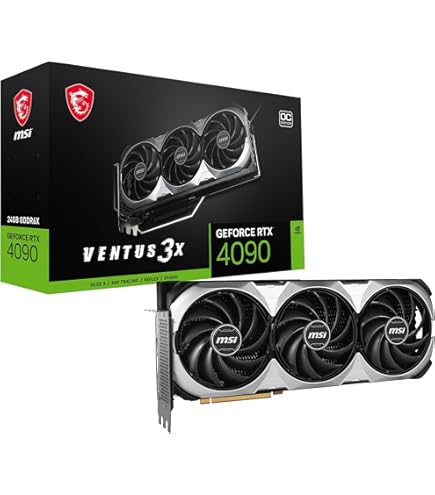 MSI Gaming GeForce RTX 4090 24GB GDRR6X 384-Bit HDMI/DP Nvlink Tri